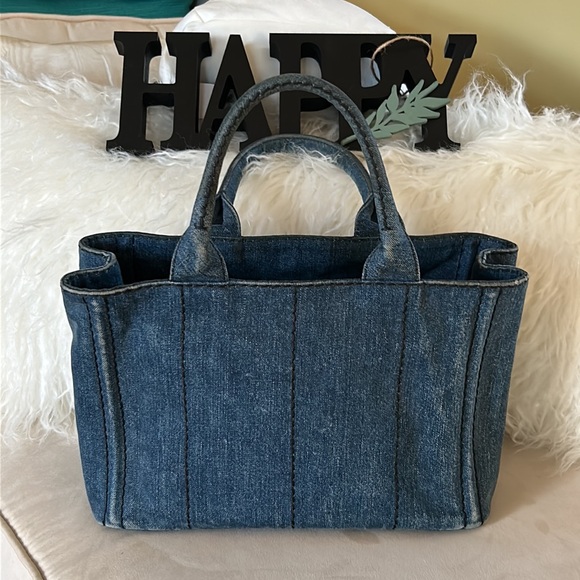 Prada Canapa Blue Denim Prada 💕💕 - Picture 5 of 14